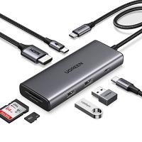 UGREEN Revodok USB Cハブ 7-IN-1 USB ハブ 10Gbps超高速データ転送 2*USB-A 3.2+1*USB-C | えびすストア