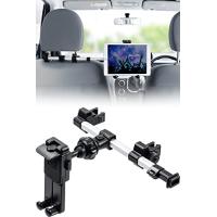 サンワダイレクト タブレット 車載ホルダー 後部座席 ヘッドレスト 真ん中設置可能 12.9インチまで対応 工具不要 200-CAR070 | えびすストア