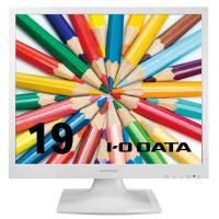 I-O DATA 19型スクエア液晶ディスプレイ ホワイト LCD-AD192SEDSW | くらし充実ECショップ