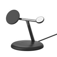 BELKIN 充電器 ワイヤレス Qi2 MagSafe対応 Apple Watch BoostCharge Pro Qi2 3-in-1 ワイヤレス充電スタンド 15W ブラック ベルキン | キットカット アネックス