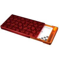 GILD design ギルドデザイン ジュラルミン削り出し名刺入れ EVA DURALUMIN CARD CASE YellowxRed 2号機 GM-176 ネコポス不可 | キットカットヤフー店