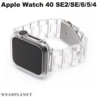 WEARPLANET ウェアプラネット Apple Watch 40mm SE 第2世代 / SE / 6 / 5 / 4 保護ケース付きクリアチェーンバンド クリア WP23105AW ネコポス送料無料 | キットカットヤフー店