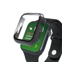 Simplism シンプリズム Apple Watch 45mm Series 9 / 8 / 7 ゴリラガラス 高透明 ガラス一体型PCケース ブラック TR-AW2245-GLPC-GOCBK ネコポス送料無料 | キットカットヤフー店