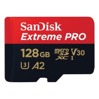 SanDisk 128GB Micro SDXC Extreme Pro UHS-I V30 海外パッケージ R=200/W=90 4K A2対応 アダプタ付き ネコポス送料無料 SDSQXCD-128G-GN6MA | キットカットヤフー店