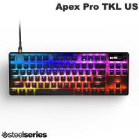 SteelSeries Apex Pro TKL US 2023 64856J 英語配列 84キー 有線 テンキーレス メカニカル ゲーミングキーボード APC機能 ネコポス不可 | キットカットヤフー店