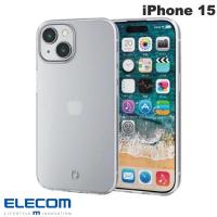 エレコム ELECOM iPhone 15 ソフトケース リサイクル素材 クリア PM-A23AREUCTCR ネコポス可 | キットカットヤフー店