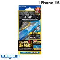 エレコム ELECOM iPhone 15 ガラスフィルム 超強靭 高透明 ブルーライトカット PM-A23AFLGHBL ネコポス送料無料 | キットカットヤフー店