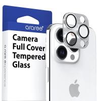 araree アラリー iPhone 15 Pro / 15 Pro Max カメラ専用強化ガラスフィルム C-SUB CORE メタルシルバー AR25436i15PR ネコポス可 | キットカットヤフー店