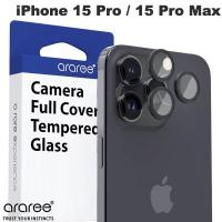 araree アラリー iPhone 15 Pro / 15 Pro Max カメラ専用強化ガラスフィルム C-SUB CORE メタルリング AR25437i15PR ネコポス可 | キットカットヤフー店
