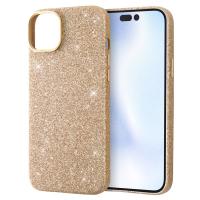 Digital Alchemist デジタルアルキミスト iPhone 15 Plus オープンレザーケース キラキラ GLITZY SUGAR ゴールド DT-P43OLC1/GD ネコポス送料無料 | キットカットヤフー店