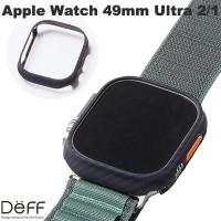 Deff ディーフ Apple Watch 49mm Ultra 2 / Ultra Ultra Slim &amp; Light Case DURO ケブラーケース マットブラック DCS-AWUD49KVBK ネコポス送料無料 | キットカットヤフー店