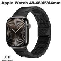 Just Mobile Apple Watch バンド カーボン 49 / 46 / 45 / 44mm JM Watch Band 1K カーボンファイバー ジャストモバイル | キットカットヤフー店