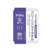 日本製紙クレシア クリーンドライタオル 80890 しっかりタイプ 30枚×24袋セット/ケース販売 | イイケア 介護と健康の通販専門店