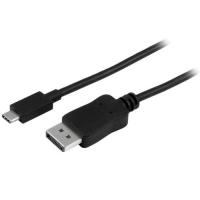 StarTech(スターテック) CDP2DPMM1MB(ブラック) USB Type-C - DisplayPort変換アダプタケーブル 1m | ECカレント