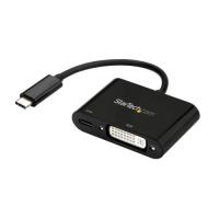 StarTech(スターテック) CDP2DVIUCP USB-C - DVIアダプタ USB PD対応 ブラック | ECカレント