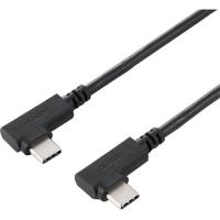 エレコム(ELECOM) U2C-CLLY20NBK ブラック USB Type-C ケーブル 両端L字 やわらか 60W PD 2m USB2.0 480Mbps | ECカレント