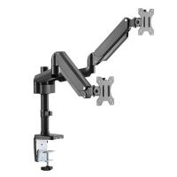 ARCHISS(アーキス) AS-MABS01D Monitor Arm Basic ガススプリング式 4軸 デュアル液晶モニターアーム | ECカレント