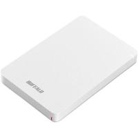 バッファロー(BUFFALO) HD-PGF1.0U3-WHA(ホワイト) ポータブルHDD 1TB USB3.1(Gen1) /3.0/2.0接続 耐衝撃 | ECカレント