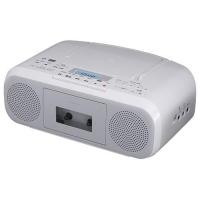 【長期保証付】東芝(TOSHIBA) TY-CDS8-H(グレー) CDラジオカセットレコーダー ワイドFM対応 | ECカレント