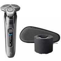 【長期保証付】フィリップス(PHILIPS) S9697/50(ダーククローム) Shaver series 9000 洗浄機付 ウェット&amp;ドライ電気シェーバー | ECカレント