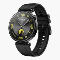 【長期保証付】HUAWEI(ファーウェイ) HUAWEI WATCH GT 4 41mm ブラック シリコンバンド | ECカレント