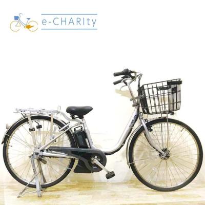 ヤマハ電動アシスト自転車 前カゴ付きシルバー YAMAHA 電動アシスト自転車（色：シルバー系）｜自転車車体｜自転車