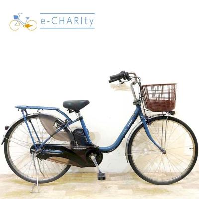 パナソニック 電動自転車 ビビ（車、バイク、自転車）（色：ブルー系