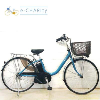 パナソニック 電動自転車 ビビ（車、バイク、自転車）（色：ブルー系
