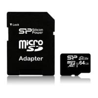 Silicon Power 64GB microSDXC Class10 UHS-1対応(SP Elite UHS-1)(SP064GBSTXBU1V10SP) | ECJOY!