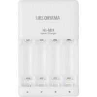 IRISOHYAMA アイリスオーヤマ 乾電池 充電池 単3形単4型兼用 専用急速充電器 BIG CAPA Recharge BCR-QCMH ホワイト | ECJOY!