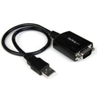 STARTECH.COM シリアル変換ケーブル/USB-A - RS232C/30cm/230Kbps/ブラック(ICUSB2321X) | ECJOY!