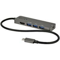 スターテック USB TYPE-C マルチ変換アダプター/USB-C-HDMI 4K60HZ/100W PD/USBポー DKT30CHPD3 | ECJOY!