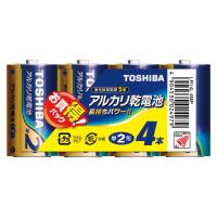 TOSHIBA 東芝 アルカリ乾電池 単二 4本パック (LR14L4MP) | ECJOY!