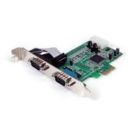 Startech 2 Port Native PCI Express RS232 Serial Adapter Card with 16550 UART(PEX2S553) | ECJOY!