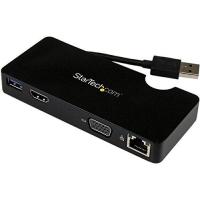 STARTECH.COM HDMI/ VGA/ GbE対応ミニドッキングステーション USB3SMDOCKHV(USB3SMDOCKHV) | ECJOY!