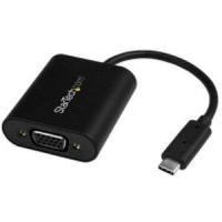 Startech USB-C - VGA変換アダプタ プレゼンテーション・モード切替スイッチ(CDP2VGASA) | ECJOY!