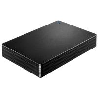 IODATA アイオーデータ USB 3.1 Gen 1/2.0 ポータブルHDD「カクうす Lite」ブラック 4TB(HDPH-UT4DKR) | ECJOY!