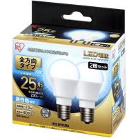 IRISOHYAMA アイリスオーヤマ LED電球　全方向　25形相当　昼白色　2個セット LDA2N-G-E17/W-2T52P 1セット(2個入) | ECJOY!