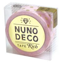 KAWAGUCHI(カワグチ) 手芸用品 NUNO DECO ヌノデコテープ リッチドット ピンク 15-298 (1293603) | ホームセンタードットコム