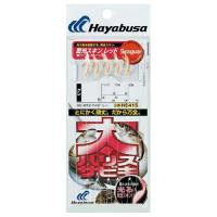ハヤブサ(Hayabusa) HB HS415-7-5 太ハリスサビキ 蓄光スキンレッド | お宝マーケットヤフー店