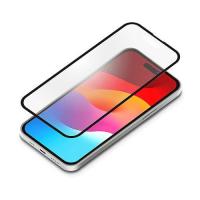 PGA iPhone 15 Pro Max フレーム付 全面ガラス PETフレーム アンチグレア(PG-23DGLF02AG) | お宝マーケットヤフー店