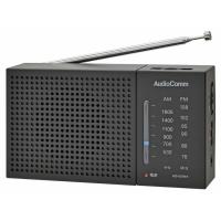 OHM オーム電機 AM/FMハンディラジオ(ワイドFM/単3形×2本使用/ブラック) RAD-H234N-K | お宝マーケットヤフー店