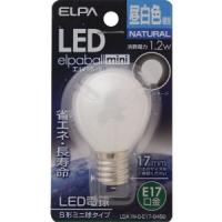ELPA LED電球 「S形ミニ球形」(昼白色・口金E17) LDA1N-G-E17-G450(1690600) | お宝マーケットヤフー店