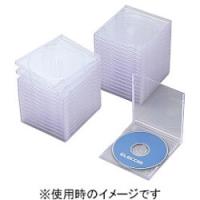ELECOM エレコム CD/DVDプラケース/1枚収納/30パック/クリア(CCD-JSCN30CR) | お宝マーケットヤフー店