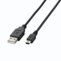 ELECOM エレコム USB2.0ケーブル A-miniBタイプ/3.0m(ブラック)(U2C-M30BK) | お宝マーケットヤフー店