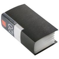 BUFFALO バッファロー CD＆DVDファイルケース ブックタイプ 120枚収納 ブラック(BSCD01F120BK) | お宝マーケットヤフー店
