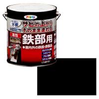 アサヒペン AP 油性高耐久鉄部用 3L 黒 | お宝マーケットヤフー店