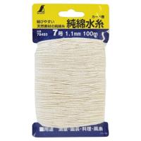 シンワ測定　純綿水糸　カード巻　７号　１．１ｍｍ　１００ｍ　７８４９３ | HJN ヤフー店