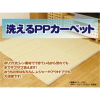イケヒコ・コーポレーション 洗える PPカーペット アウトドア ペット ベージュ 江戸間2畳（約174×174cm） | HJN ヤフー店