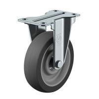 ユーエイキャスター(YUEI CASTER) サイレンス型キャスター 固定車プレート式 ER-65ELSB(H83) 1個 | ライフアンドグッツ